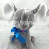 Monogrammed Baby Gift Personalized Embroidered Plush Elephant Birth Announcement thumbnail-3