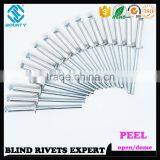 HOT SELLING OPEN END MANUFACTURER PROTRUDING CROWN HEAD AL/ST POP PEEL TYPE RIVETS thumbnail-6