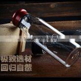 Crystal Glass Rider Glass With Cover Seal Creative Portable Car Cup of Hot Tea Cup thumbnail-3