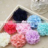 Tulle Mesh Handmade Flower,Diy Fabric Flower,Rainbow Color Flower For Children thumbnail-1
