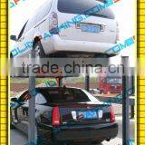 3 Years Parts of Warranty Integrated Modules For Simple CE Approved Easy Relocation 4 Post Hydraulic Vertical Car Parking