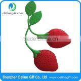 strawberry silicone tea bag