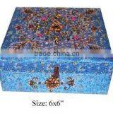 Fancy Beaded Gift Box, Jewelry Box, Decorative Box thumbnail-1