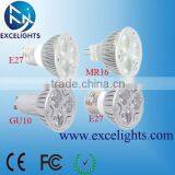 Dull Polish 3watt Gu10 Mr16 E27 Led Spot Light