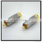Audiocrast AR-203(G) High Performance Gold Plated Audio RCA Plug Audio RCA Connectors
