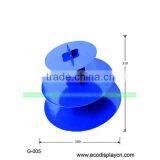 3 Tier Cardboard Paper Cupcake Stands Trees