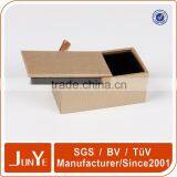 Gold and Black Cufflink Wine Paper Package Box With Handle thumbnail-4