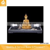 New Hot Resin Large Buddha Head On Platform - Antique Looking Superior