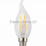 UL Listed Dimmable E12 2W 4W 6W C35 Candle LED Filament Bulb thumbnail-5