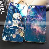 TPU Shiny Surface Phone Case Ultra Slim Cartoon Print Mobile Phone Cover For Iphone 6 6s 6plus