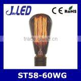 Glass Body Incandescent Bulb 60w ST58 Osram Bulb