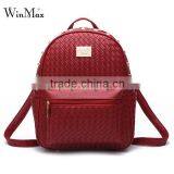 Teenage PU Waterproof Backpack for Girls Korea Style School Bag