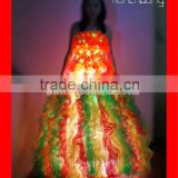 LED Light Dance Dress, Remote Control American Dancing Dresses