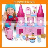 2015 Funny Blocks ! 63PCS Fairy Plastic Building Blocks Bricks Toy