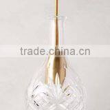 7.26-35 Hand-Cut Decanter Pendant Lamp, Bell