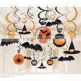 Multi Color Swirls Hanging Ceiling Decorations for Birthday Party Baby Shower 12pcs thumbnail-6
