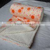 Printed Color Short Velvet With Sherpa/Short Plush Embossing thumbnail-1