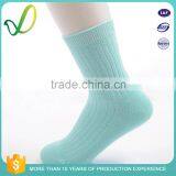 High Quality Comfortable Plain Girls Student Sock 100% Cotton Thin Socks
