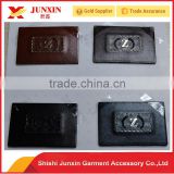 China cheap wholesale custom jeans leather patch leather tags for garment