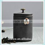 Tobacco Ceramic Jar in Cigarette Container Design With Lid thumbnail-3