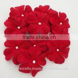 Red Jewels of Spring Paper Flower 6 Pcs / 20 Pcs / 50 Pcs