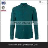 Teal Textured Jersey Shirt thumbnail-1
