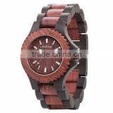 2015 Man Wood Watch Ebony With Red Sandalwood Case And Japan Movement thumbnail-1