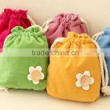 18.5*15.5cm In Stock Drawstring Pouches Jewelry Wedding Velvet Storage Gift Bag Velvet Cosmetic Pouch