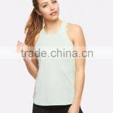 Women Breathable Tank Top Quick Dry Fitness Gym Yoga Running Vest T-shirt