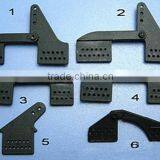 RC Parts Multiple Specifications Nylon Black Plastic Heavy Duty Arms Rocker Arm For rc Plane thumbnail-1