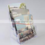 3 Tiers Tabletop Brochure Holder/Magazine Holder/Countertop Brochure Holder