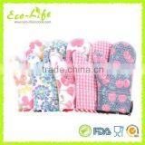 Silicone Heat Resistant Gloves With Cotton Lining Use in Household thumbnail-5