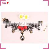 Choker Collar Necklace for Party, Skull Decoration Necklace Cheap Price thumbnail-2