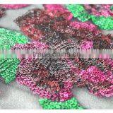 Wholesale Latest 3d Flower Sequin Net Fabric, Lovely Flower Sequin Net Fabric Making Dress thumbnail-6