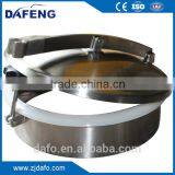 Stainless Steel Sanitary Square Tank Pressure Vessel Beer Fermentation Manhole Cover thumbnail-1