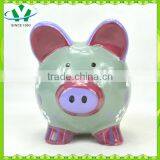 Wholesale Ceramic Pig Animal Shape Piggy Banks for Sale thumbnail-2
