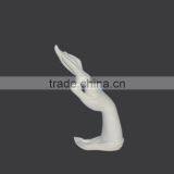 White Glossy Female Hand Mannequin for Finger Rings and Jewelry Display