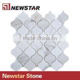 Newstar Chinese White Marble Natural Marble Bathroom Wall Tile Prices Mosaic thumbnail-3