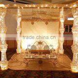 Wedding Pillar / Wedding Stage Pillars / Crystal Padestal thumbnail-1