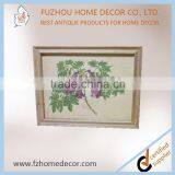 Classical Linen Printing Wall Wooden Picture Frame With High Quanlity thumbnail-1