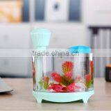 Creative Desktop Micro Landscape Aquarium Lighting Household USB Ultrasonic Atomizing Air Humidifier thumbnail-4