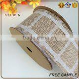 2017 Cheap Wedding Dcorative Wholesale Grosgrain Ribbon With Mesh Fabric thumbnail-5