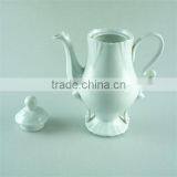 Cheap Ceramic White Tukish Style Tea Pot for Whole Sale thumbnail-2