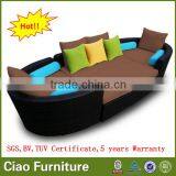 Hot Sell Outdoor Rattan Sofa Modern Patio Modular Sofa Furniture thumbnail-2