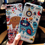 New Product Cartoon Cell Phone Shell Soft Silicone Mobile Phone Cases for IPhone7/7Plus/6/6s/6plus/6splus Back Cover