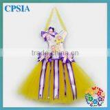 BQA-088 Sweet Beautiful Pink Yellow Tulle Purple Bow Holder Litter Girl Hair Bow Holder thumbnail-1