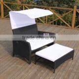 Fancy Outdoor Rattan Daybed With Cushion thumbnail-1