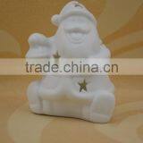 Hand Made Porcelain Christmas Figurine With LED Light for Decoration thumbnail-2