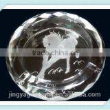 Factory Promotional Glass Ashtray With Custom Logo, Smokeless Standing Ashtray for Outside thumbnail-1