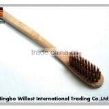 Square Shape Bamboo Wooden Handle Hotel Toothbrush thumbnail-5